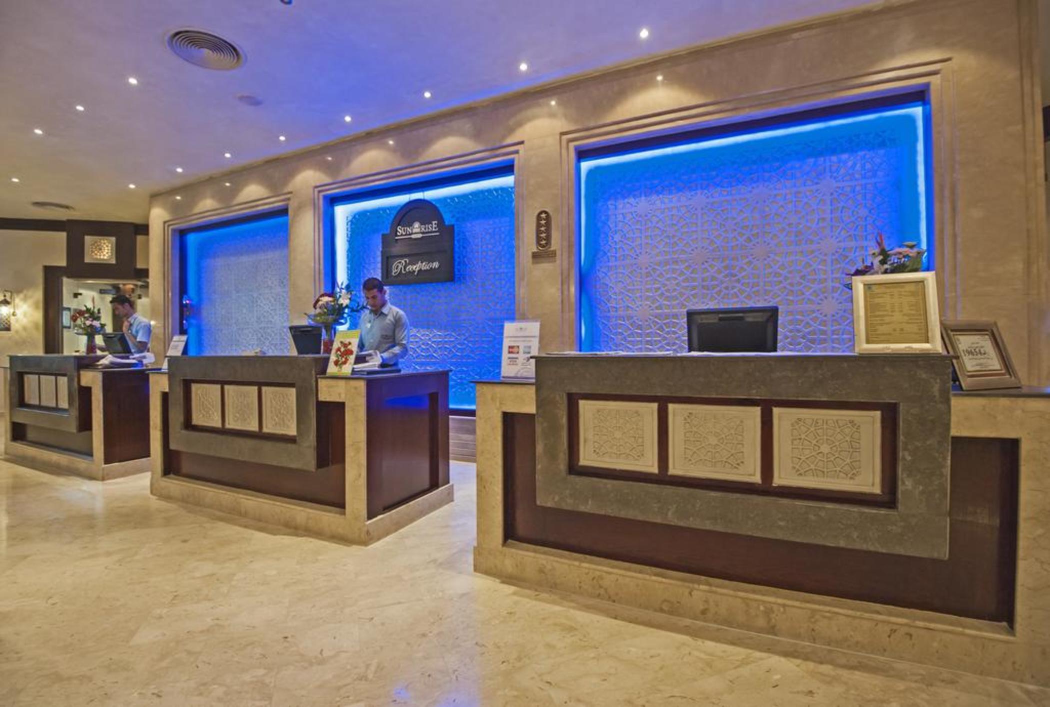 Sunrise Garden Beach Resort Hurghada Exterior photo The reception area